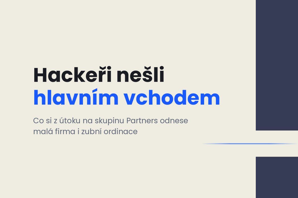 Hackeři nešli hlavním vchodem — hlavní obrázek článku