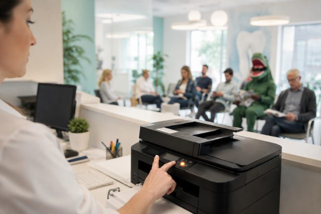 Kronika jedné offline tiskárny na recepci