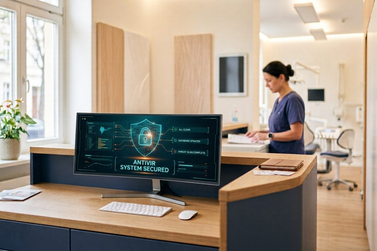 Hlavní obrázek článku Proč antivirus zdarma do zubní ordinace nepatří